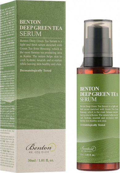 Benton Deep Green Tea Serum - Сироватка із зеленим чаєм