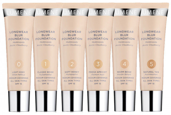 Lumene Longwear Blur Foundation - Стійка тональна основа - 1