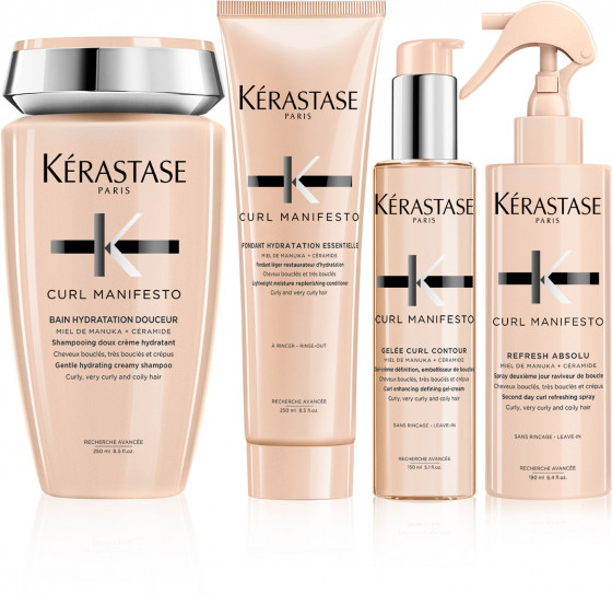 Kerastase Curl Manifesto Bain Hydratation Douceur - Зволожуючий шампунь-ванна для кучерявого волосся - 9