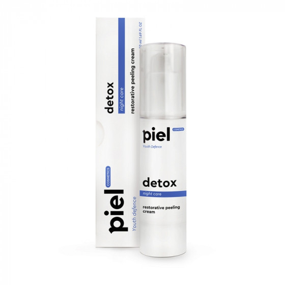 Piel Youth Defence Detox Cream - Регенеруючий крем з пілінг-ефектом