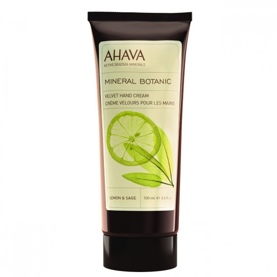 Ahava Mineral Botanic Hand Cream Lemon Sage - Оксамитовий крем для рук лимон/шавлія