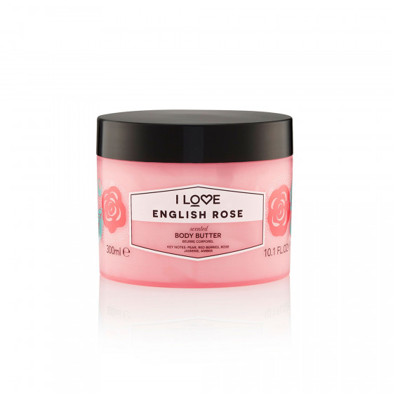 I Love English Rose Body Butter - Олія для тіла "Англійська троянда"