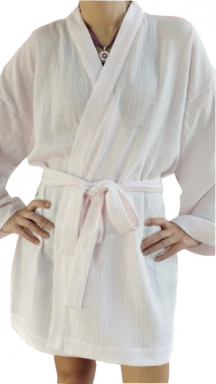 Top Beauty Muslin Kimono Robe (L-XL) - Мусліновий халат-кімоно