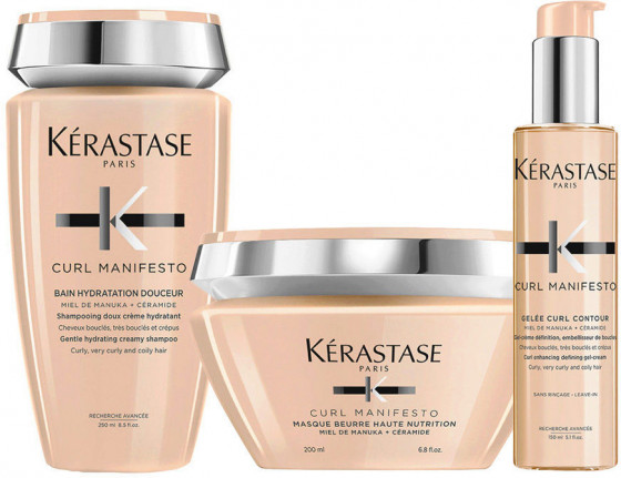 Kerastase Curl Manifesto Bain Hydratation Douceur - Зволожуючий шампунь-ванна для кучерявого волосся - 7