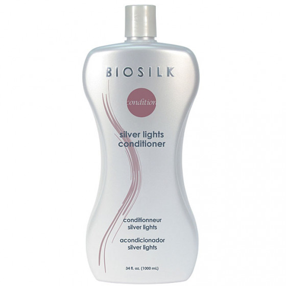 Chi BioSilk Cleanse & Condition Silver Lights Conditioner - Кондиціонер "Сріблясті переливи"