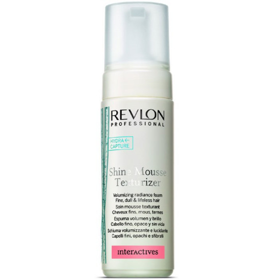 Revlon Professional Interactives Shine Up Shine Mousse Texturizer - Мус текстурований для блиску волосся