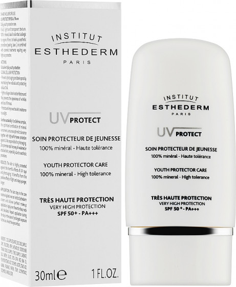 Institut Esthederm UV Protect Youth Protector Care SPF50 - Захисний флюїд для обличчя - 1