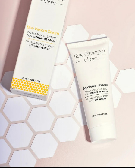 Transparent Clinic Bee Venom Cream - Інтенсивний живильний крем для обличчя миттєвої дії - 2