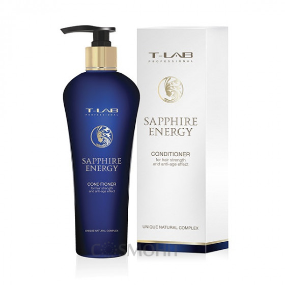 T-LAB Professional Sapphire Energy Conditioner - Антивіковий кондиціонер для сили волосся - 1