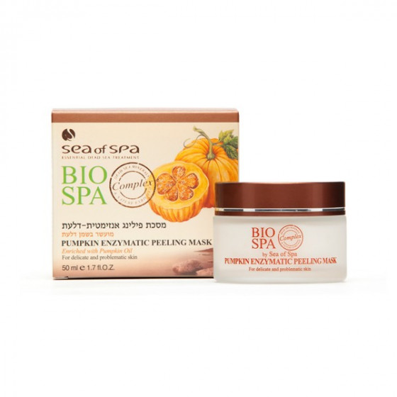 Sea of SPA Bio Spa Pumpkin Enzymatic Peeling Mask - Ензимна маска-пілінг з гарбузовою олією