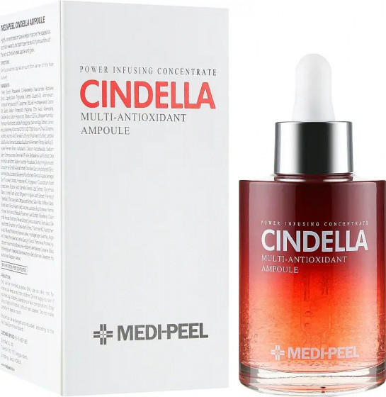 Medi Peel Cindella Multi Antioxidant Ampoule - Антиоксидантна мульти-сироватка для обличчя з пептидами - 1