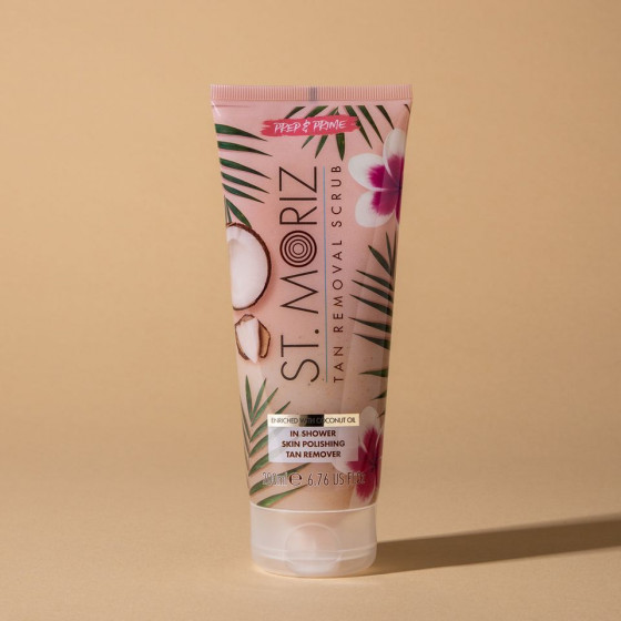 St.Moriz Advanced Exclusive Coconut Tan Remover Scrub - Скраб для видалення засмаги - 1