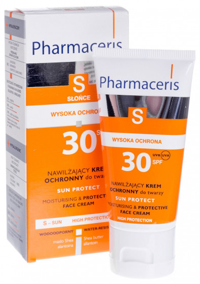 Pharmaceris S Moisturising & Sun Protective Face Cream SPF30 - Зволожуючий сонцезахисний крем для обличчя - 1