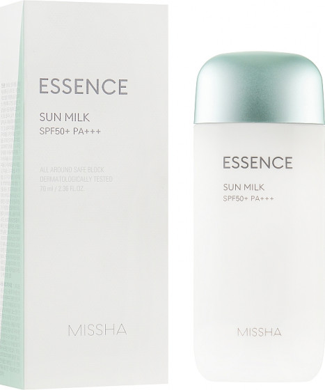 Missha All-around Safe Block Essence Sun Milk SPF50+/PA+++ - Сонцезахисна есенція для обличчя - 2