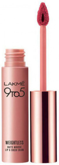 Lakme India 9 to 5 Weightless Mousse Lip & Cheek Color - Рідка помада для губ