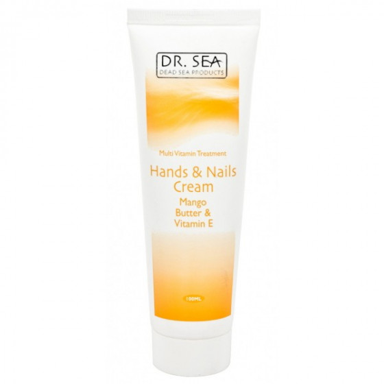 Dr. Sea Hands & Nails Cream - Мультивітамінний оздоровлюючий крем для рук і нігтів з олією манго і вітаміном Е