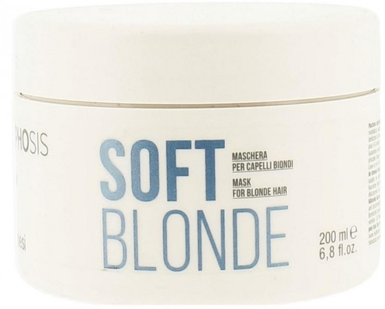 Framesi Morphosis Soft Blonde Mask - Маска для живлення блондованого волосся