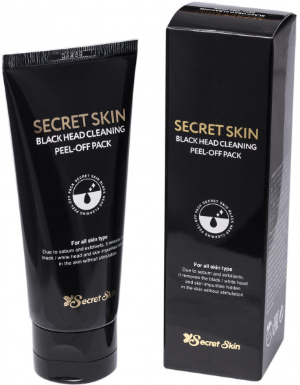 Secret Skin Black Head Cleaning Peel-Off Pack - Маска-плівка від чорних точок