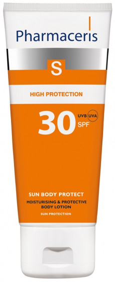 Pharmaceris S Sun Body Protective Lotion SPF30 - Зволожуюча сонцезахисна емульсія для тіла