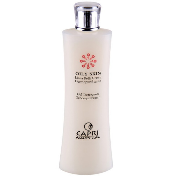 Capri Beauty Line Oily Skin Sebum-Regulating Detergent Gel - Очищуючий гель для жирної шкіри