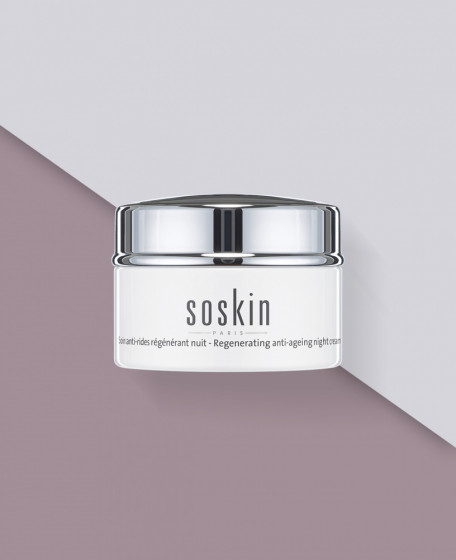 Soskin Regenerating Anti Ageing Night Cream - Регенеруючий омолоджуючий нічний крем для обличчя - 2