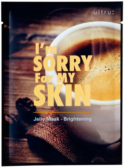 Ultru I'm Sorry For My Skin Jelly Mask Brightening - Тканинна маска для обличчя