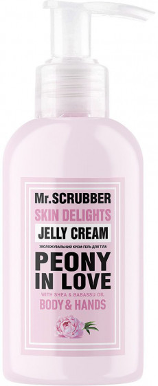 Mr.Scrubber Skin Delights Body&Hands Jelly Cream "Peony in Love" - Крем-гель для тіла та рук