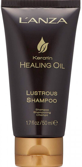 L'anza Keratin Healing Oil Lustrous Shampoo - Шампунь для блиску волосся