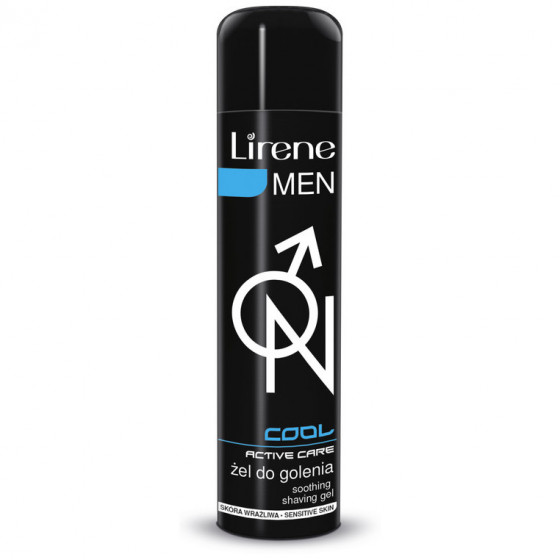 Lirene Men Cool Soothing Shaving Gel - Гель для гоління для чутливої ​​шкіри