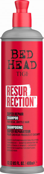 Tigi Bed Head Resurrection Shampoo - Відновлює шампунь для ослаблених і ламких волосся