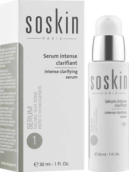 Soskin Intense Clarifying Serum - Освітлююча сироватка для обличчя - 1