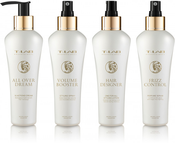 T-LAB Professional Hair Designer One-For-All Styling Lotion - Лосьйон для стайлінгу - 2