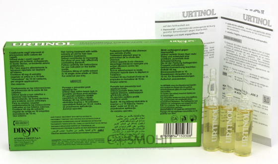 Dikson Urtinol - Тонізуючий засіб з екстрактом кропиви в ампулах - 2