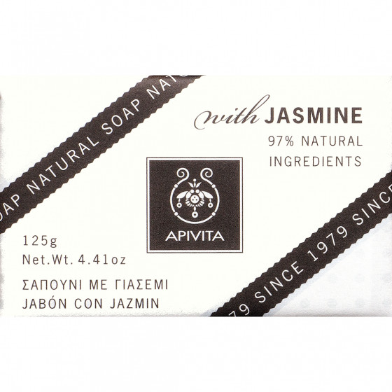 Apivita natural soap with jasmine - Натуральне мило з жасмином