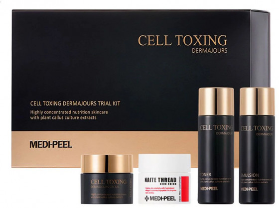 Medi Peel Cell Toxing Dermajours Trial Kit - Набір омолоджувальних мініатюр для обличчя - 1