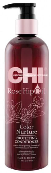 CHI Rose Hip Oil Color Nurture Protecting Conditioner - Захисний кондиціонер із олією шипшини