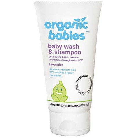 Green People Baby Wash and Shampoo Lavender - Гель для душу і шампунь для новонароджених Лаванда