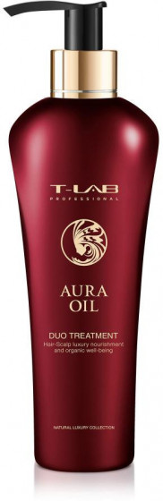 T-LAB Professional Aura Oil Duo Treatment Conditioner - Відновлюючий кондиціонер для сухого та пошкодженого волосся