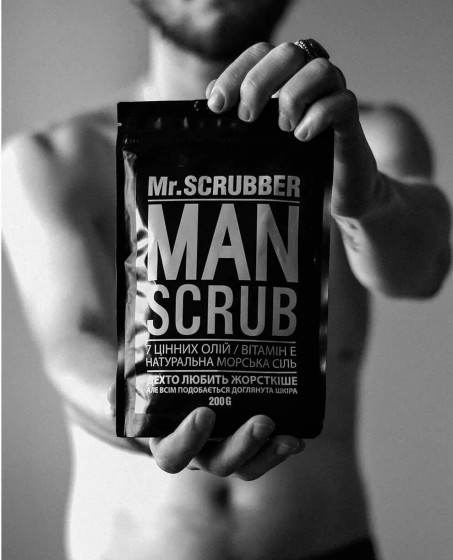 Mr.Scrubber Man Coffee Bean Scrub - Кавовий скраб для тіла - 1