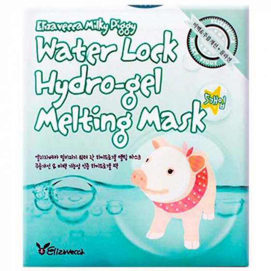 Elizavecca Milky Piggy Water Lock Hydro-gel Melting Mask‎ - Гідрогелева маска для обличчя з колагеном