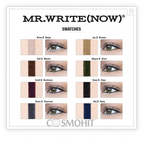 TheBalm Mr. Write (Now) Eyeliner Pencil - Олівець для очей Raj B. Navy - 1