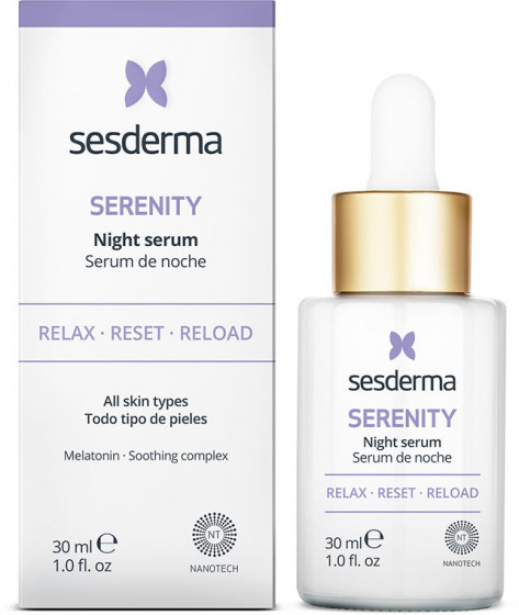 Sesderma Serenity Night Serum - Регенеруюча нічна сироватка для обличчя - 1