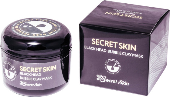 Secret Skin Black Head Bubble Clay Mask - Бульбашкова маска для обличчя з чорною глиною