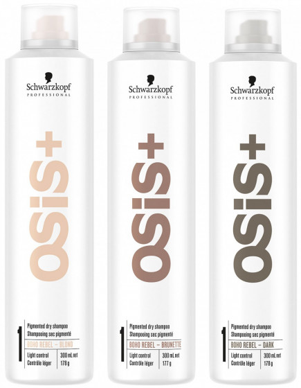 Schwarzkopf Professional Osis+ Boho Rebel Brunette - Сухий шампунь для брюнеток - 1