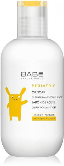 Babe Laboratorios Pediatric Oil Soap - Дитяче масляне мило (формула без води та лугу)