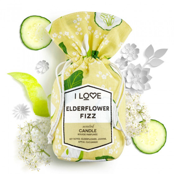 I Love Elderflower Fizz Scented Candle - Ароматична свічка "Коктейль з бузини" - 2