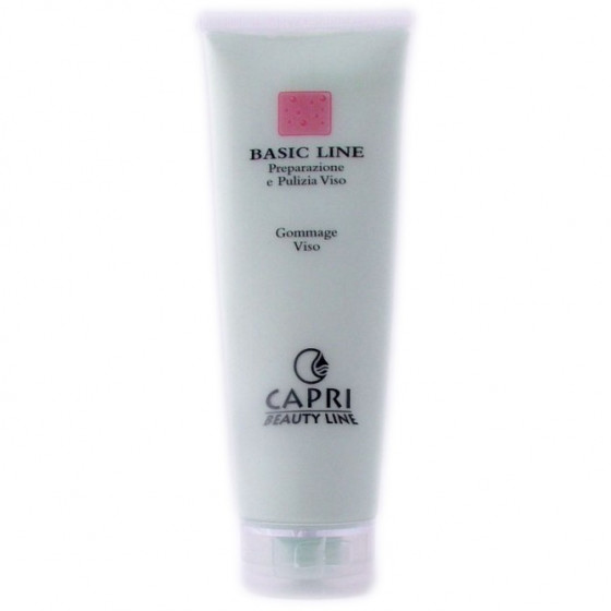 Capri Beauty Line Basic Line Facial Gommage - Гоммаж для акуратної і ефективного очищення шкіри від відмерлих тканин, запобігає жирний блиск