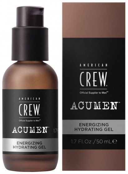 American Crew Acumen Energizing Hydrating Gel - Тонізуючий зволожуючий гель для обличчя