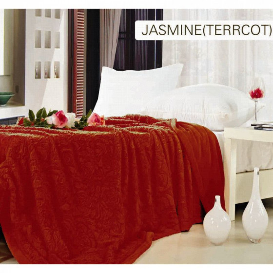 Arya Jasmine Black - Плед полуторний мікрофібра з ефектом