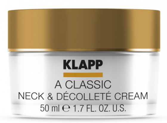 Klapp A Classic Neck & Decollete Cream - Крем для області шиї та декольте